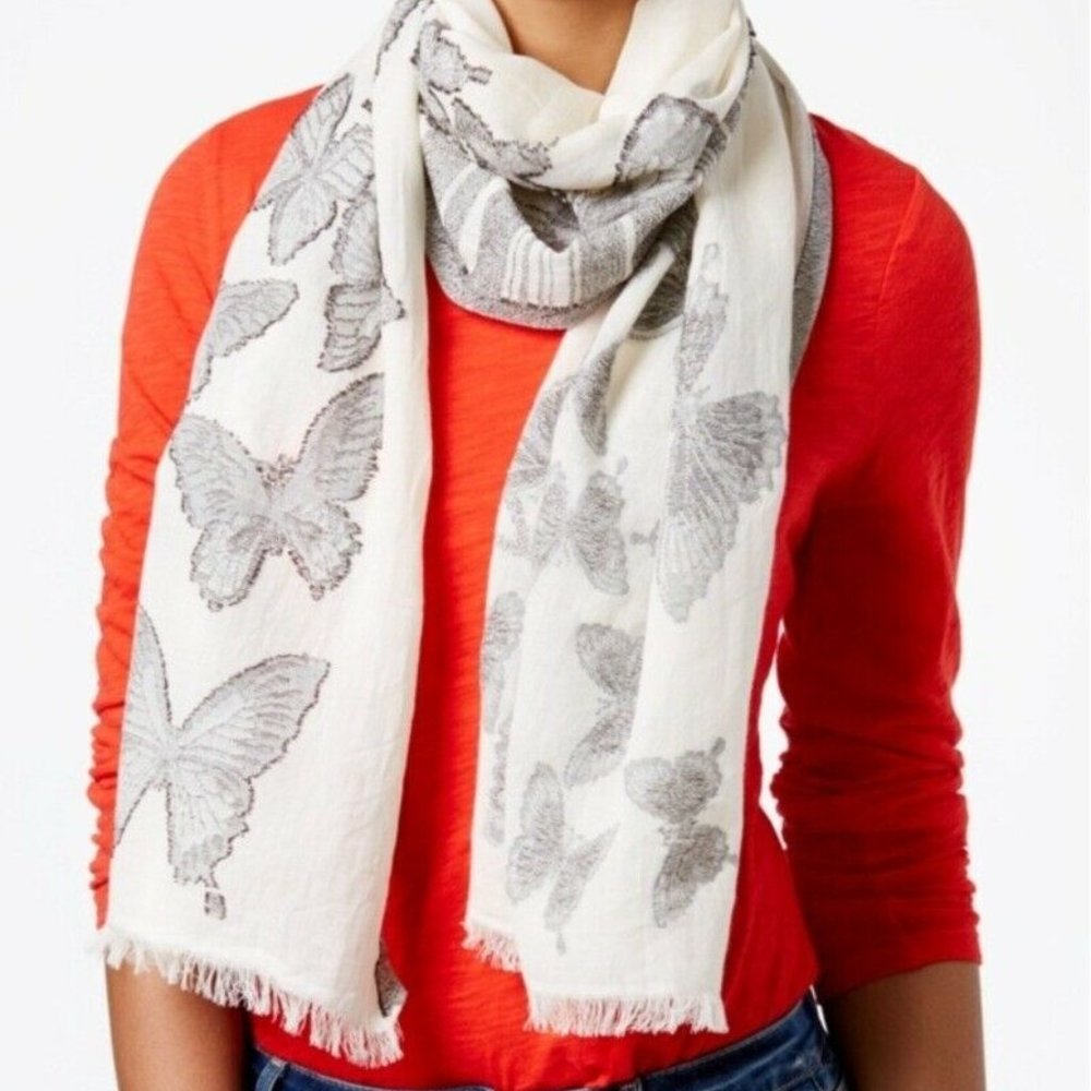 INC International Concepts Butterfly Oblong Scarf